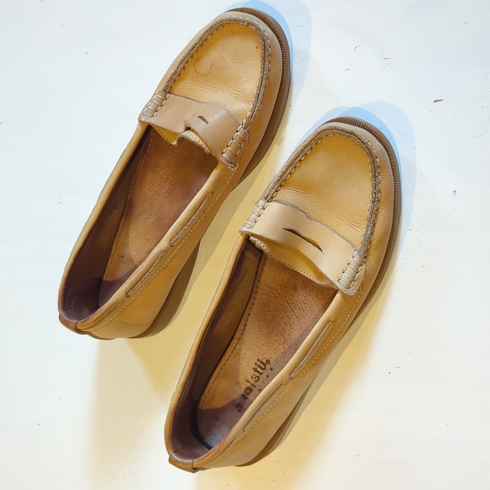 Bed Stu Anthropologie Yellow Loafers 6.5